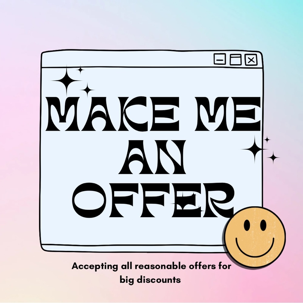 Like something in my closet? Make me an offer!